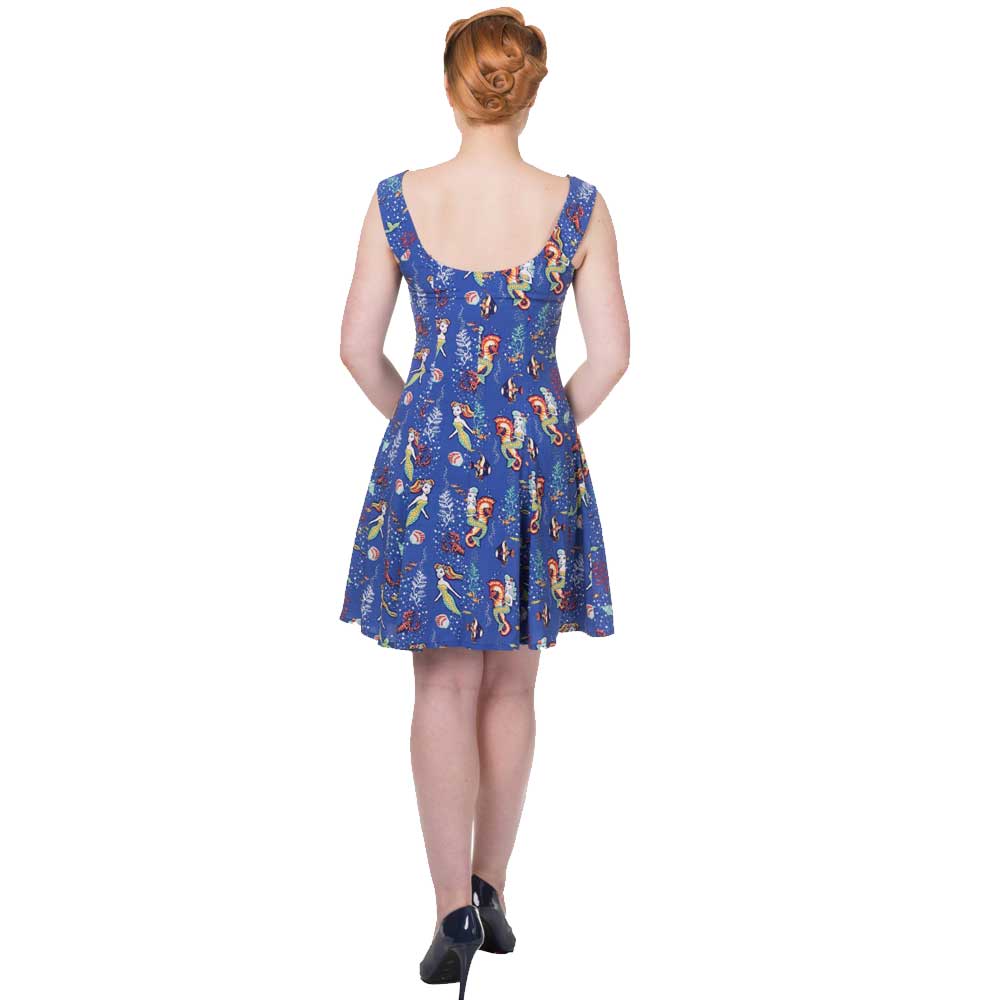 Dancing Days - MADE OF WONDER Robe courte - Bleu/Blanc